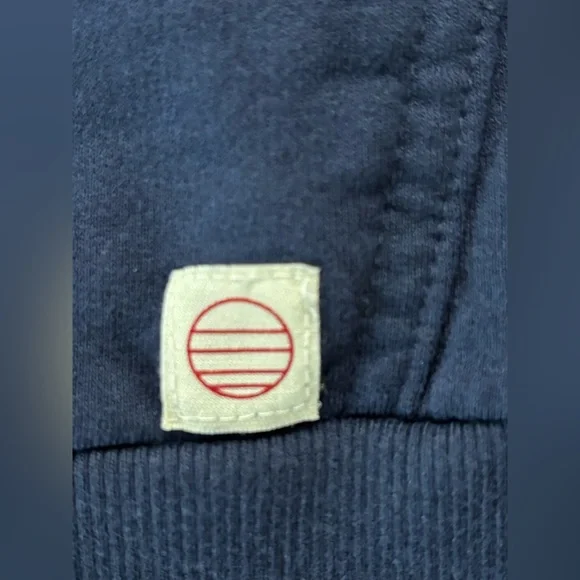 Marine Layer Hoodie Mens XL Blue Full Zip Sweatshirt TENCEL Modal Blend Pockets - Picture 7 of 10